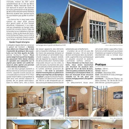 Le Loft Du Pre - Maison D'architecte - * 勒芒